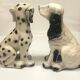 Pair of ceramic dogs