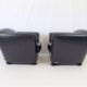 Cor zelda set of 2 leather armchairs by peter maly