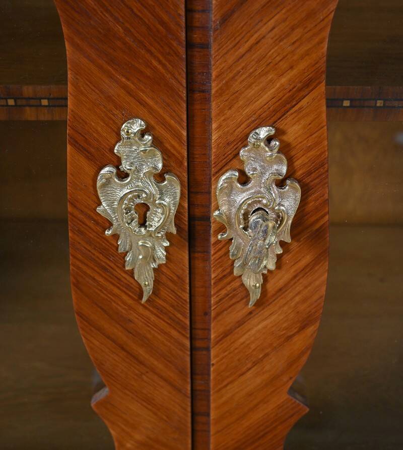 Small Display Library in Rosewood Marquetry, Louis XV style