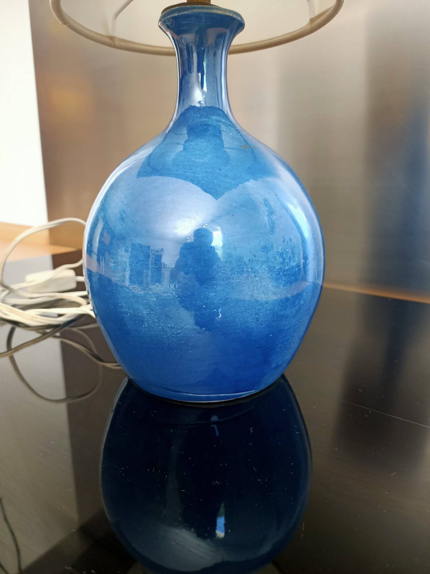 Vintage Paris Key Lamp