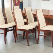 6 Scandinavian design chairs from the 1960s/70s by Johannes Andersen.