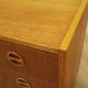 Ash chest of drawers 1970s with distinctive handles, Denmark