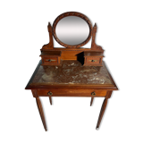 Dressing table with mirror