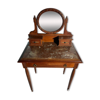 Dressing table with mirror