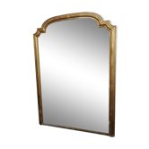Old mirror Louis xvi style gilded wood stucco xixeme