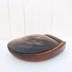 Olive wood and mother-of-pearl shell box A. Noll