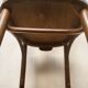Chaise de bar en bois courbé