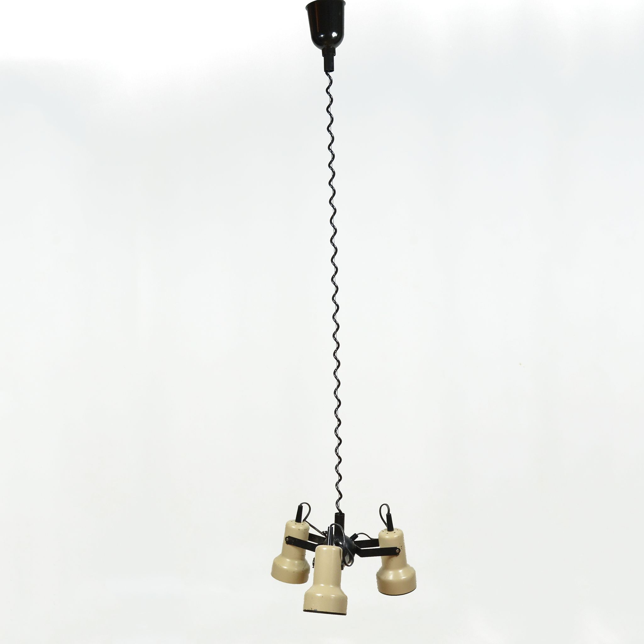 1970s space age pendant lamp Richard Essig Besigheim, Germany