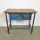Vintage Industrial Worktable, 1960s