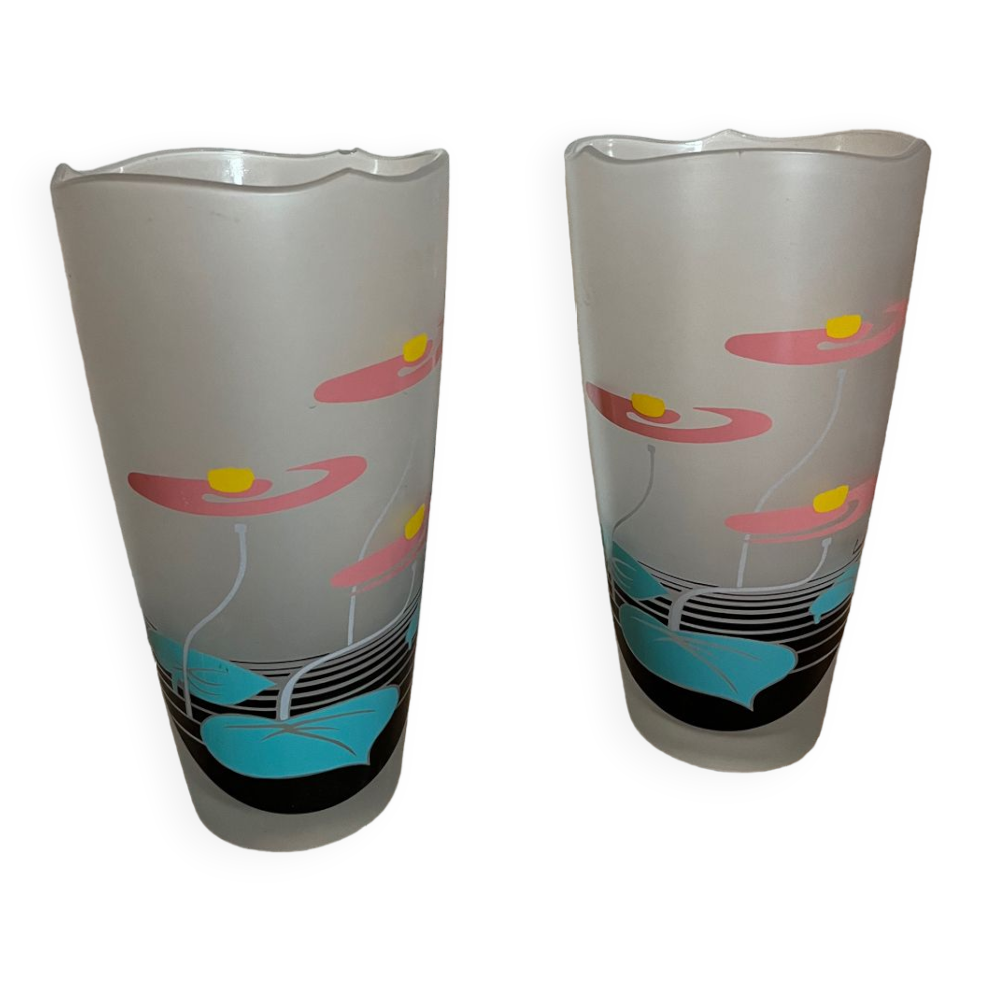 Large pair of vintage vases 1970