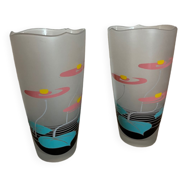 Grande paire de vases vintage 1970 — Beyit