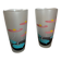 Grande paire de vases vintage 1970