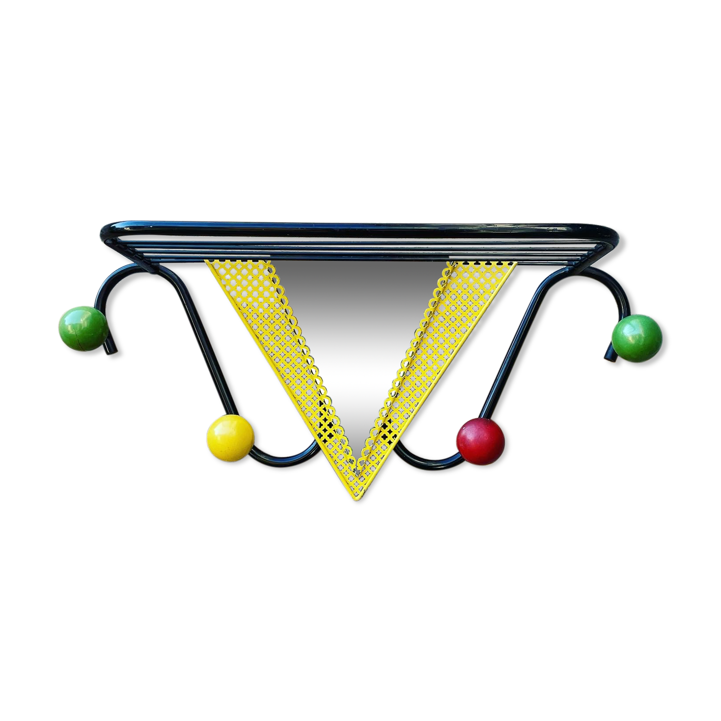 Wall coat rack circa 1960