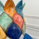Vase en céramique colorée