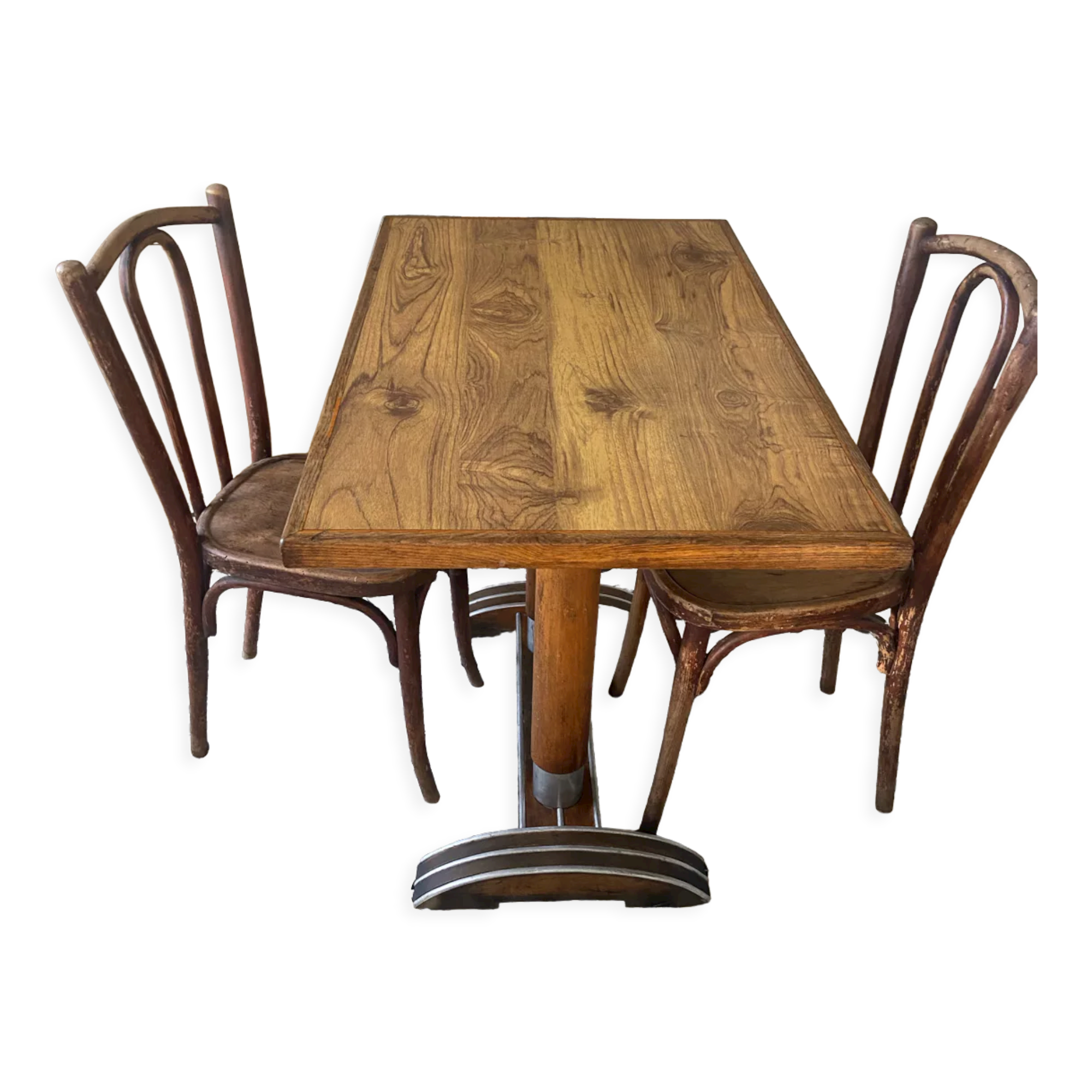 Set table and chairs Bistrot 50s