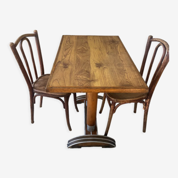 Set table and chairs Bistrot 50s
