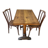 Set table and chairs Bistrot 50s