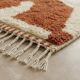 Handwoven natural wool rug, size 1.4/2.6 m.