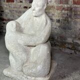 Plaster sculpture by dragoljub milosevic 1970