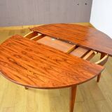 Vintage 1960s Rio Rosewood Scandinavian Design Dining Table