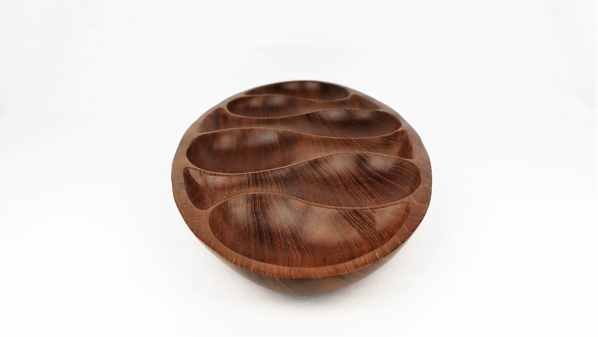 Plateau en teck Laur Jensen vintage 1960