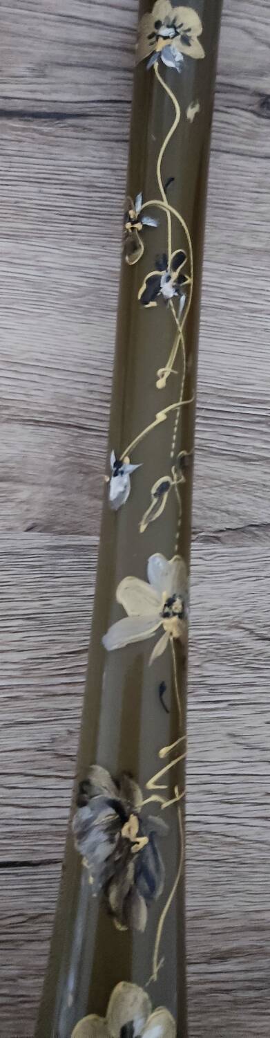 Large 50 cm high single-flower vase signed Arion