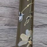 Large 50 cm high single-flower vase signed Arion