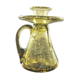 Biot glass candlestick