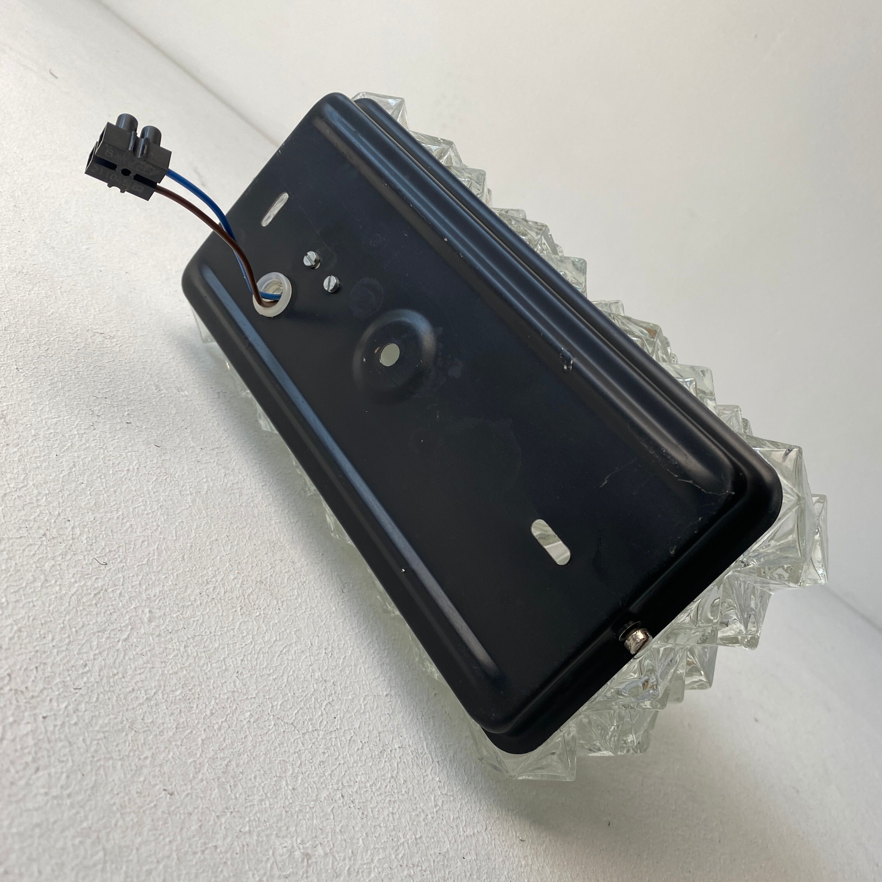 Vintage rectangular wall lamp