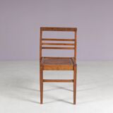 1950s side chair in beech wood by René Gabriel, France