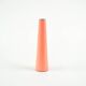 Wooden candlestick with geometric conical form, Denmark, 1970s