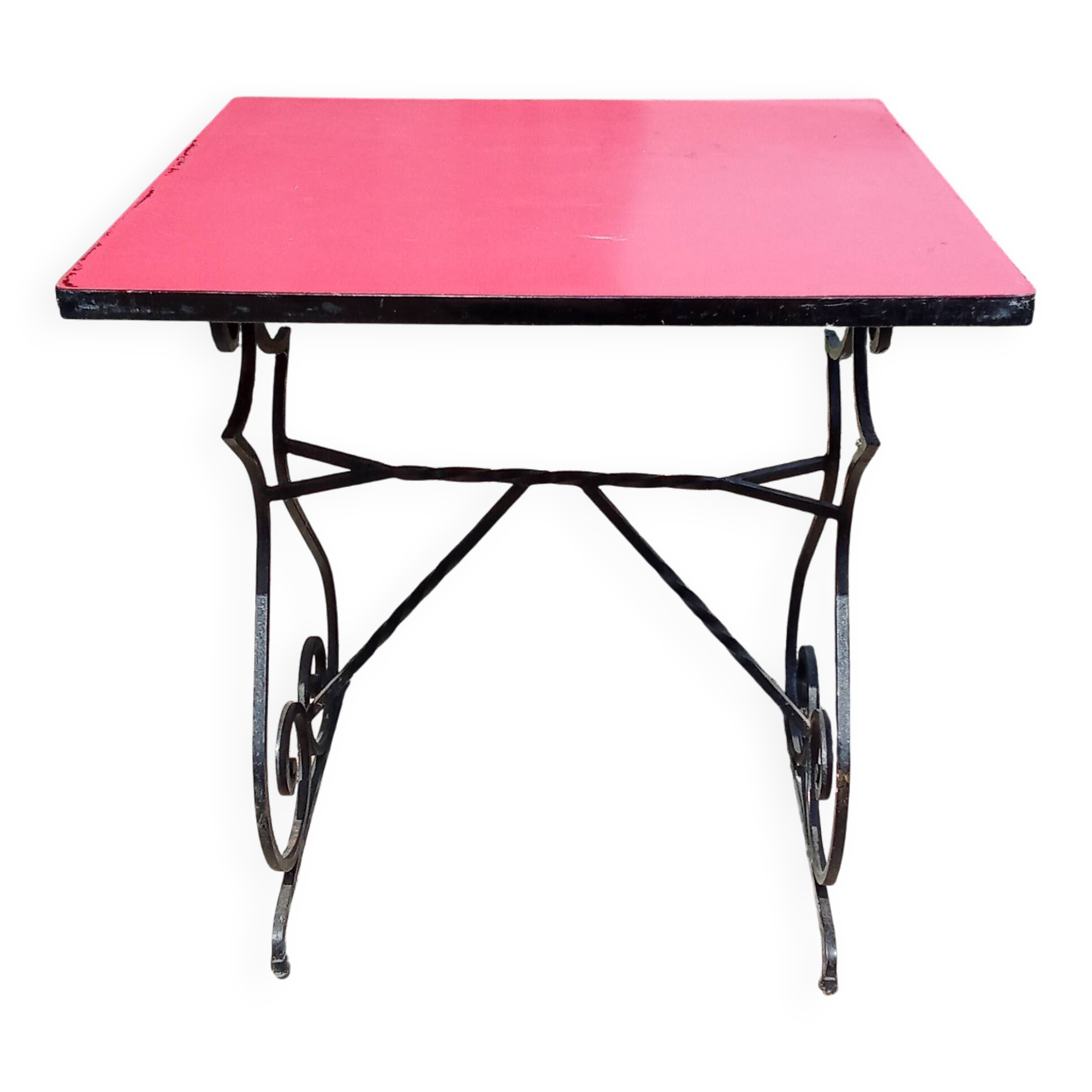Vintage antique bistro table.