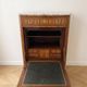Louis XVI style antique wooden secretary with marble.