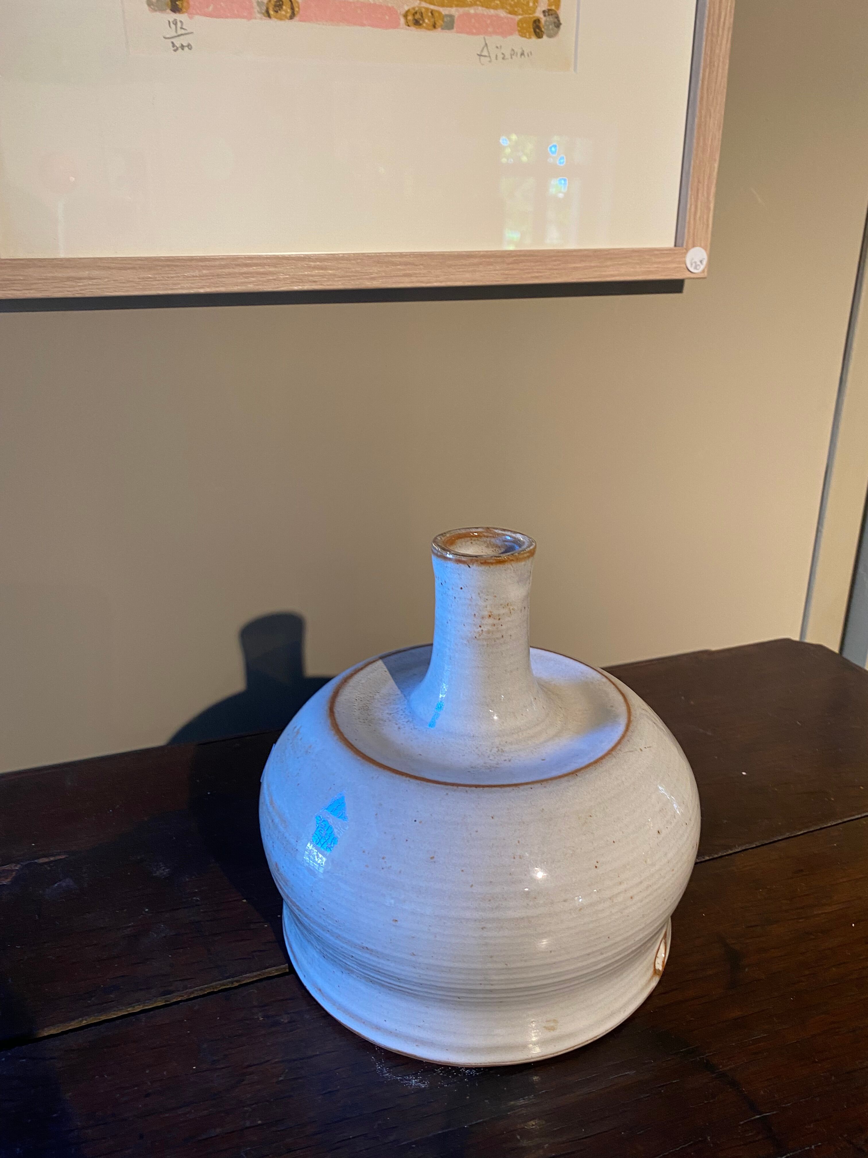 Pied de lampe en céramique Jacques Pouchain