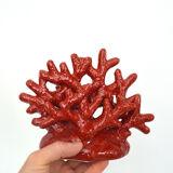 Red ceramic coral