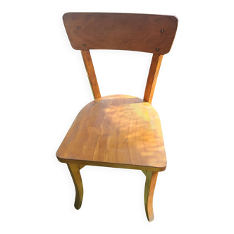 Vintage Luterma chair, curved wood
