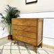 Vintage chest of drawers compass feet