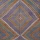 Antique Anatolian Vintage Kilim Rug 1895