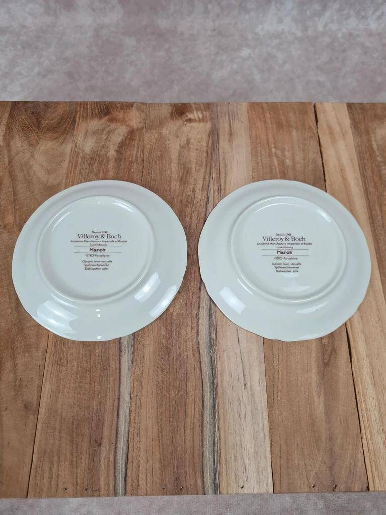Two cups & saucers Villeroy & Boch – Manoir