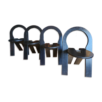 Set of 4 folding chairs TS by Roger Tallon 1970