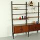 Teak Modular Wall System by Louis van Teeffelen for WéBé, 1955