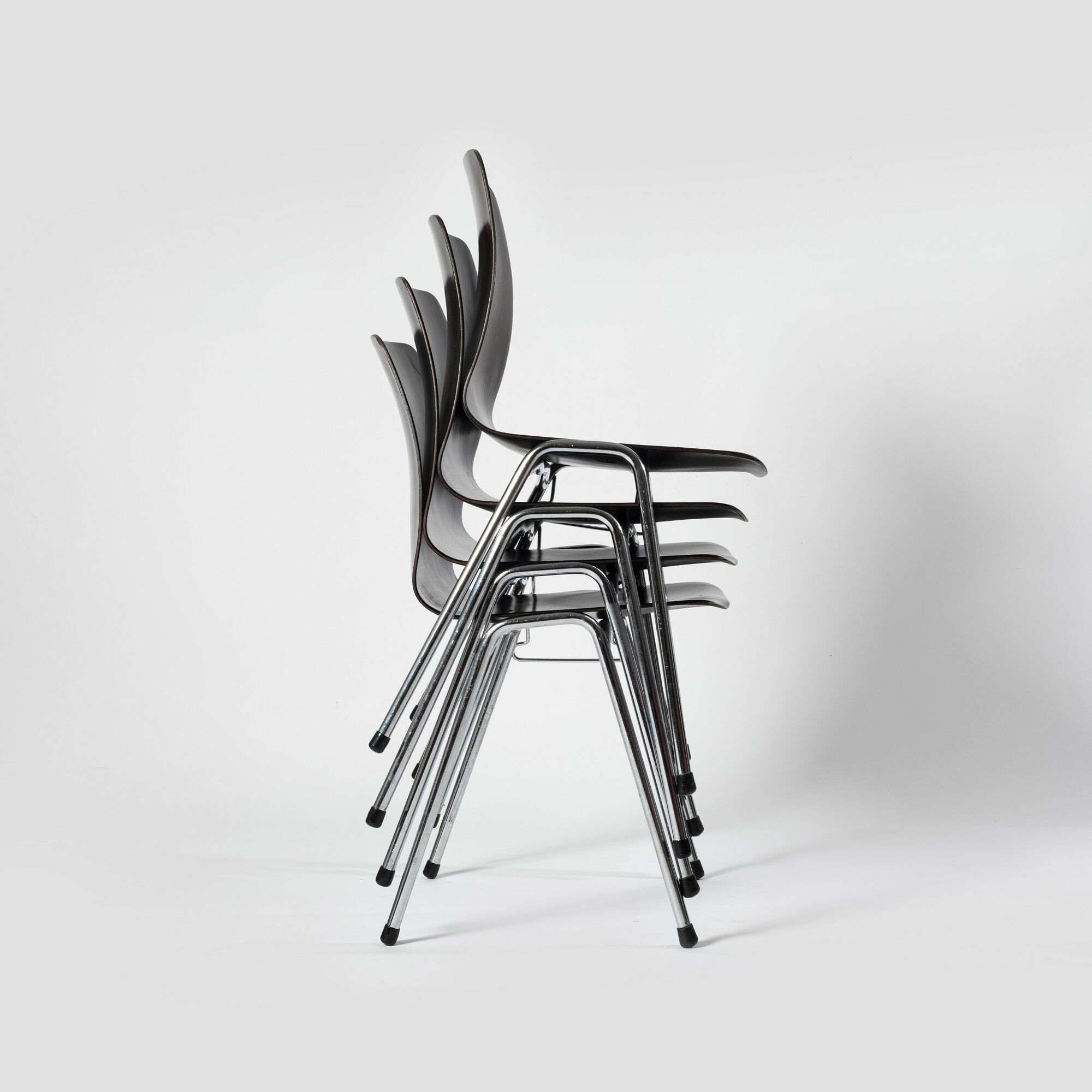 Set of 2 Galvanitas S26 Pagholz chairs, 1960s