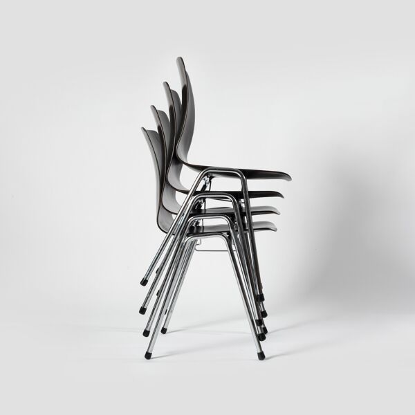 Ensemble de 2 chaises Galvanitas S26 Pagholz, années 1960.
