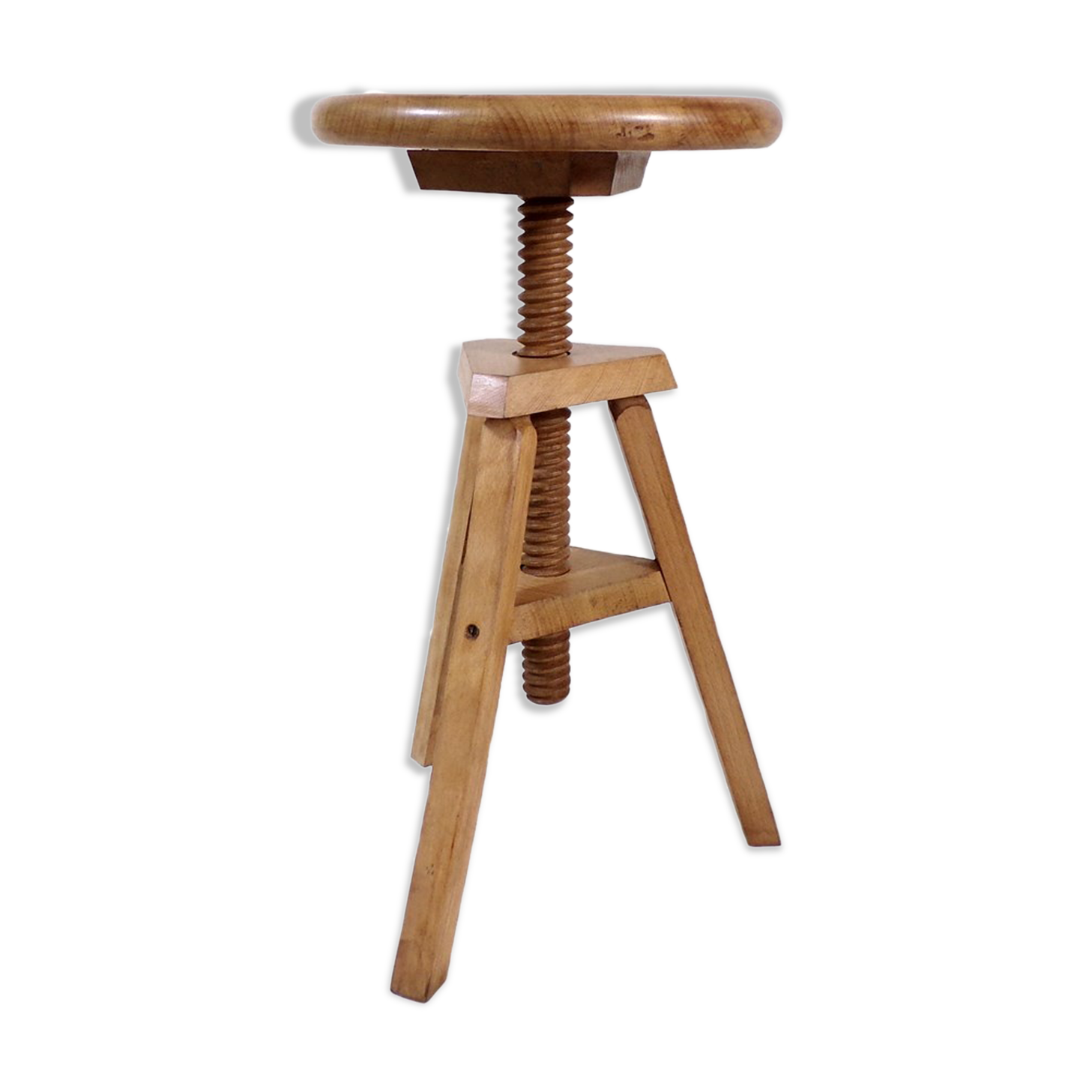 Screw vintage industrial stool