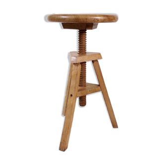 Screw vintage industrial stool