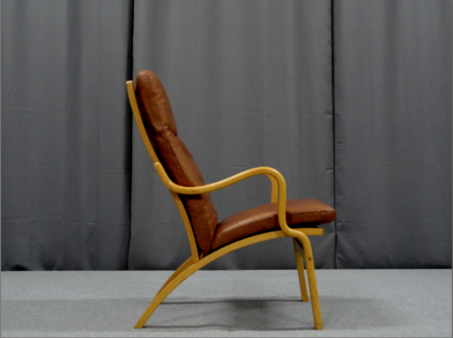 1970 leather armchair