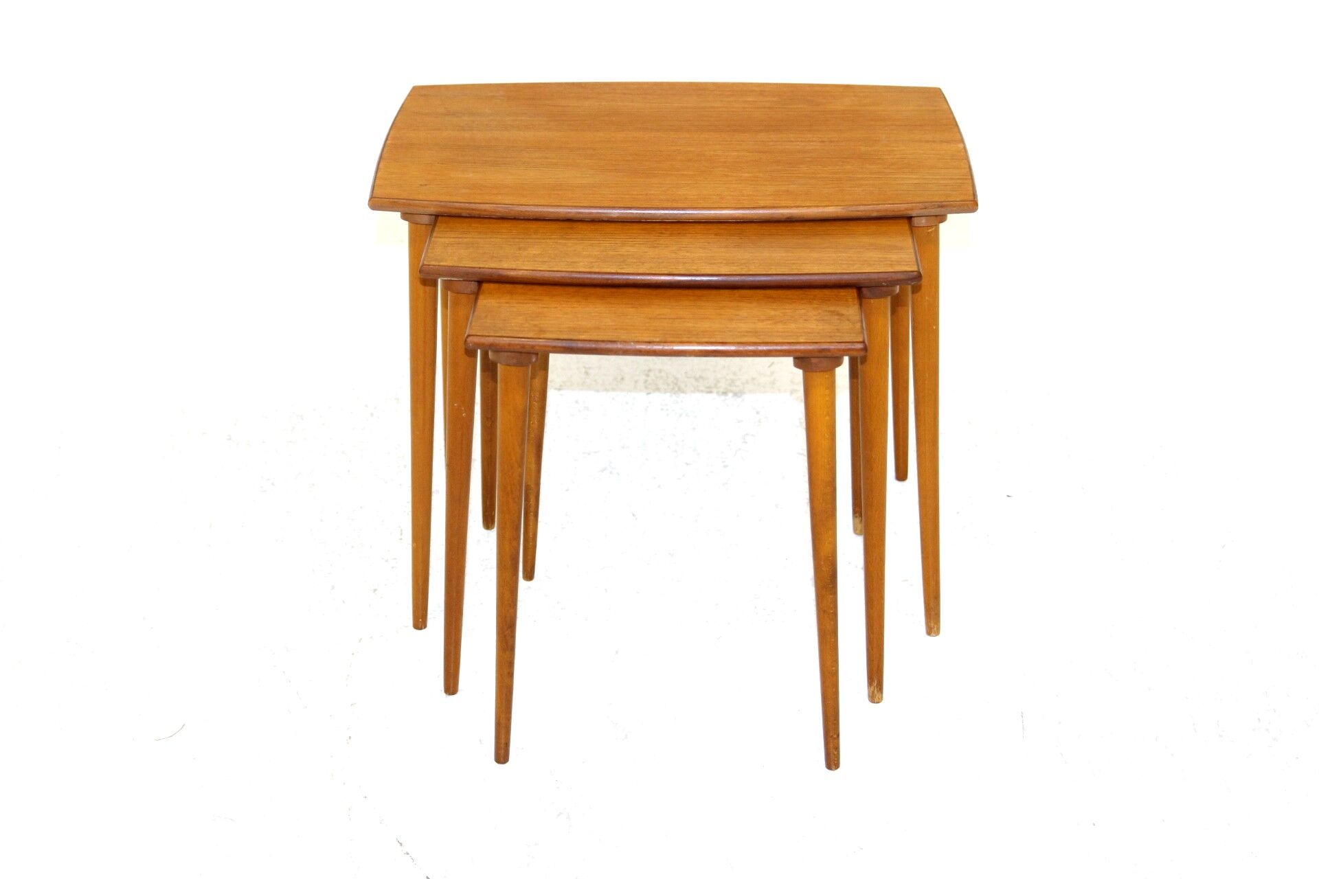 Teak side tables, Sweden, 1950