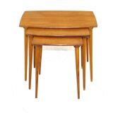 Teak side tables, Sweden, 1950
