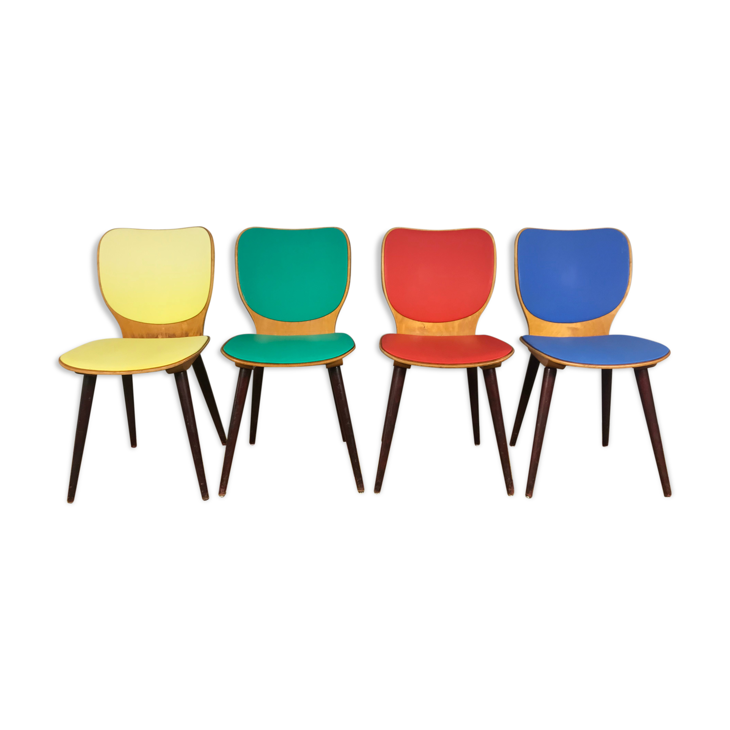 4 Baumann 1950 Max Bill chairs