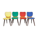 Set de 4 chaises Baumann 1950 Max Bill